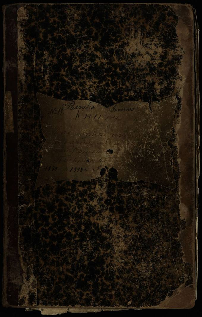 Pasvalio Romos katalikų parapijos bažnyčios 1889–1898 metų krikšto metrikų knyga